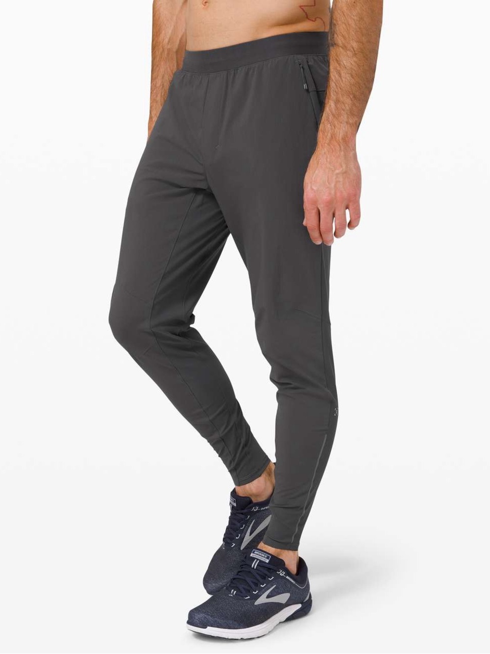 Lululemon Surge Men’s Hybrid Pant Shorter Graphite Grey size XXL jogger gym pant